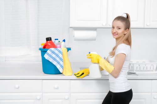 Fresh and organised workplace cleaned by office cleaners in Haringey